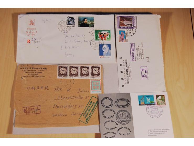1949/99 (ca.), ungebrauchte, postfrische und gestempelte Zusammenstellung mit etwas Gebieten und  Taiwan sowie ca. 170 Briefe