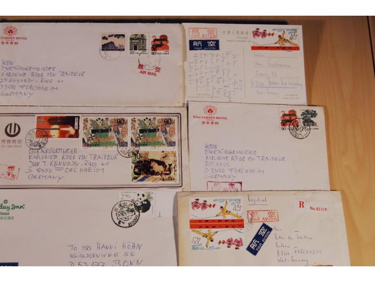 1949/99 (ca.), ungebrauchte, postfrische und gestempelte Zusammenstellung mit etwas Gebieten und  Taiwan sowie ca. 170 Briefe