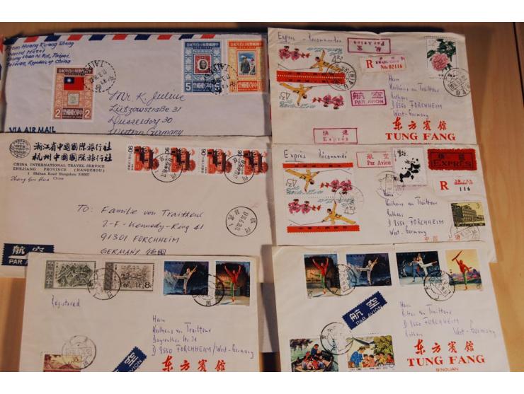 1949/99 (ca.), ungebrauchte, postfrische und gestempelte Zusammenstellung mit etwas Gebieten und  Taiwan sowie ca. 170 Briefe