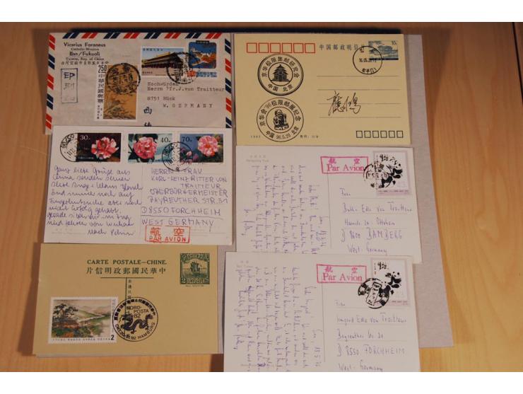 1949/99 (ca.), ungebrauchte, postfrische und gestempelte Zusammenstellung mit etwas Gebieten und  Taiwan sowie ca. 170 Briefe