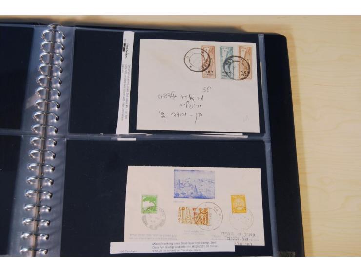 INTERIM: 1948, rd. 380 Belege, teils Blanko-Umschläge, aber auch Bedarfsbelege, dabei Reco und Express mit hochwertigen Frank