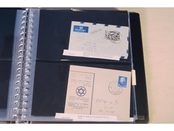 INTERIM: 1948, rd. 380 Belege, teils Blanko-Umschläge, aber auch Bedarfsbelege, dabei Reco und Express mit hochwertigen Frank