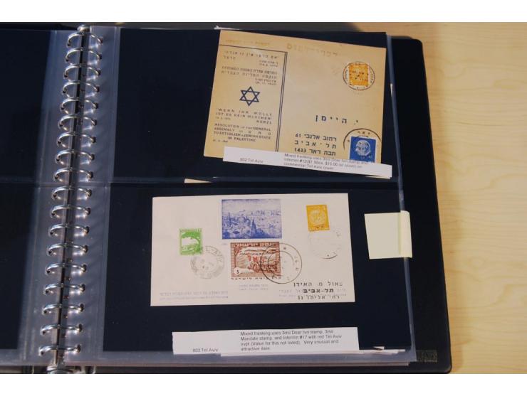INTERIM: 1948, rd. 380 Belege, teils Blanko-Umschläge, aber auch Bedarfsbelege, dabei Reco und Express mit hochwertigen Frank