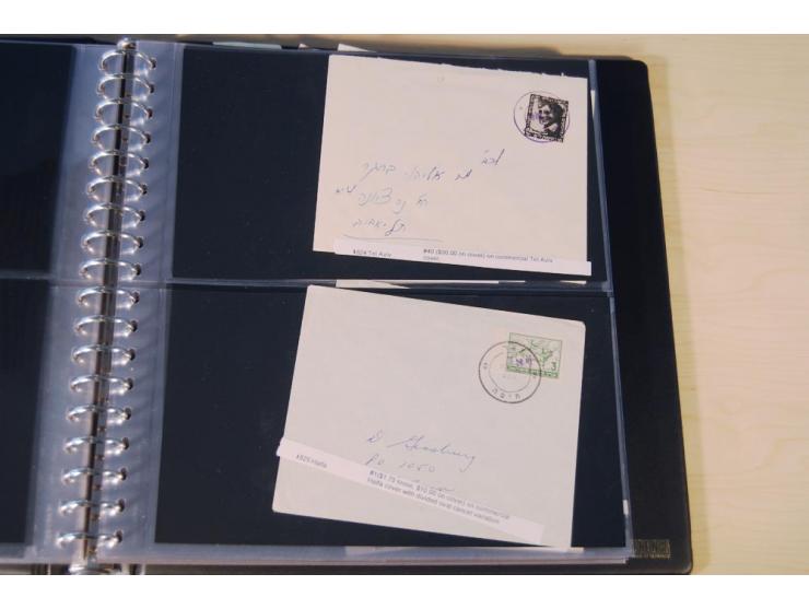 INTERIM: 1948, rd. 380 Belege, teils Blanko-Umschläge, aber auch Bedarfsbelege, dabei Reco und Express mit hochwertigen Frank