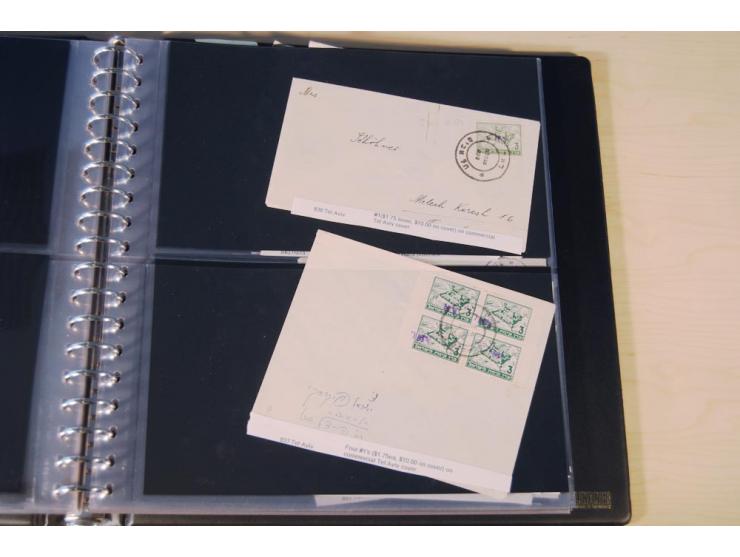 INTERIM: 1948, rd. 380 Belege, teils Blanko-Umschläge, aber auch Bedarfsbelege, dabei Reco und Express mit hochwertigen Frank