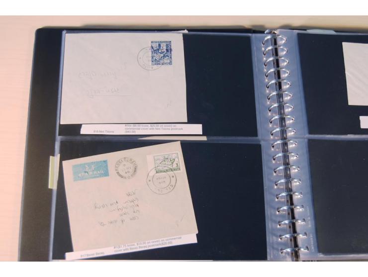 INTERIM: 1948, rd. 380 Belege, teils Blanko-Umschläge, aber auch Bedarfsbelege, dabei Reco und Express mit hochwertigen Frank