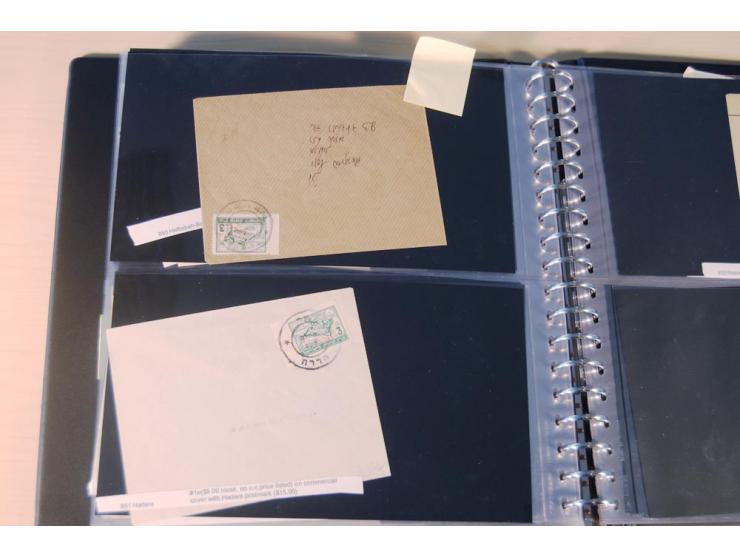 INTERIM: 1948, rd. 380 Belege, teils Blanko-Umschläge, aber auch Bedarfsbelege, dabei Reco und Express mit hochwertigen Frank