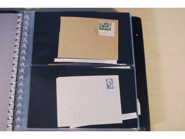 INTERIM: 1948, rd. 380 Belege, teils Blanko-Umschläge, aber auch Bedarfsbelege, dabei Reco und Express mit hochwertigen Frank