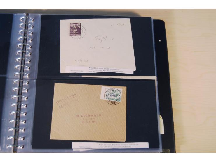 INTERIM: 1948, rd. 380 Belege, teils Blanko-Umschläge, aber auch Bedarfsbelege, dabei Reco und Express mit hochwertigen Frank