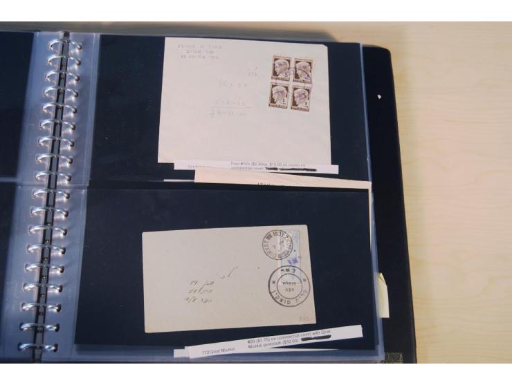 INTERIM: 1948, rd. 380 Belege, teils Blanko-Umschläge, aber auch Bedarfsbelege, dabei Reco und Express mit hochwertigen Frank