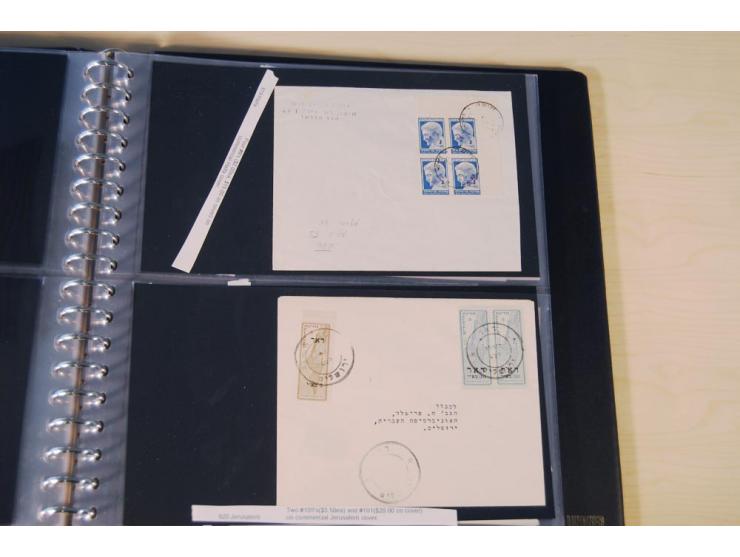 INTERIM: 1948, rd. 380 Belege, teils Blanko-Umschläge, aber auch Bedarfsbelege, dabei Reco und Express mit hochwertigen Frank