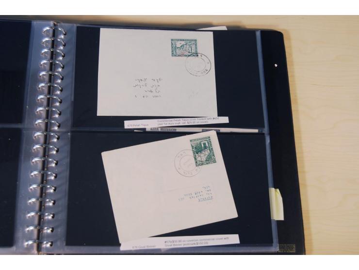 INTERIM: 1948, rd. 380 Belege, teils Blanko-Umschläge, aber auch Bedarfsbelege, dabei Reco und Express mit hochwertigen Frank