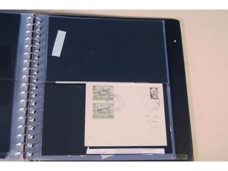 INTERIM: 1948, rd. 380 Belege, teils Blanko-Umschläge, aber auch Bedarfsbelege, dabei Reco und Express mit hochwertigen Frank
