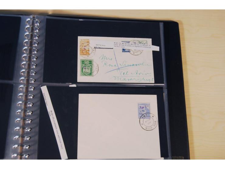 INTERIM: 1948, rd. 380 Belege, teils Blanko-Umschläge, aber auch Bedarfsbelege, dabei Reco und Express mit hochwertigen Frank