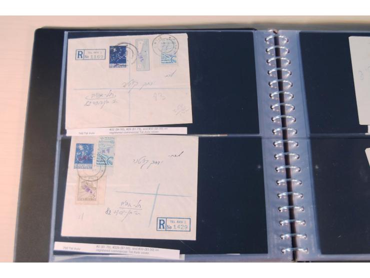 INTERIM: 1948, rd. 380 Belege, teils Blanko-Umschläge, aber auch Bedarfsbelege, dabei Reco und Express mit hochwertigen Frank