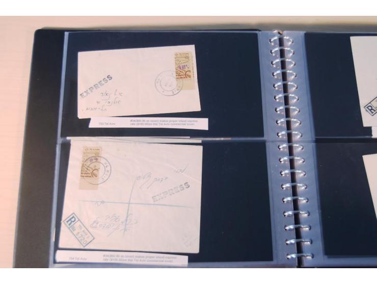 INTERIM: 1948, rd. 380 Belege, teils Blanko-Umschläge, aber auch Bedarfsbelege, dabei Reco und Express mit hochwertigen Frank