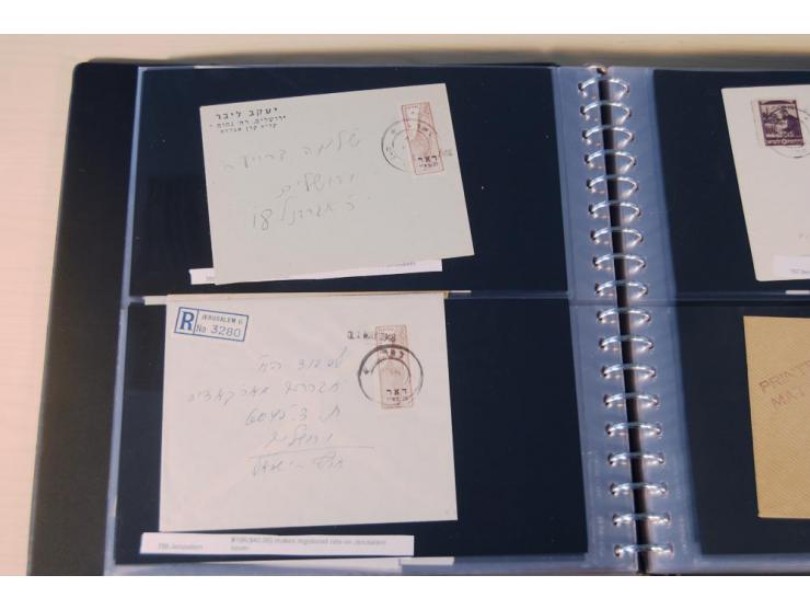 INTERIM: 1948, rd. 380 Belege, teils Blanko-Umschläge, aber auch Bedarfsbelege, dabei Reco und Express mit hochwertigen Frank