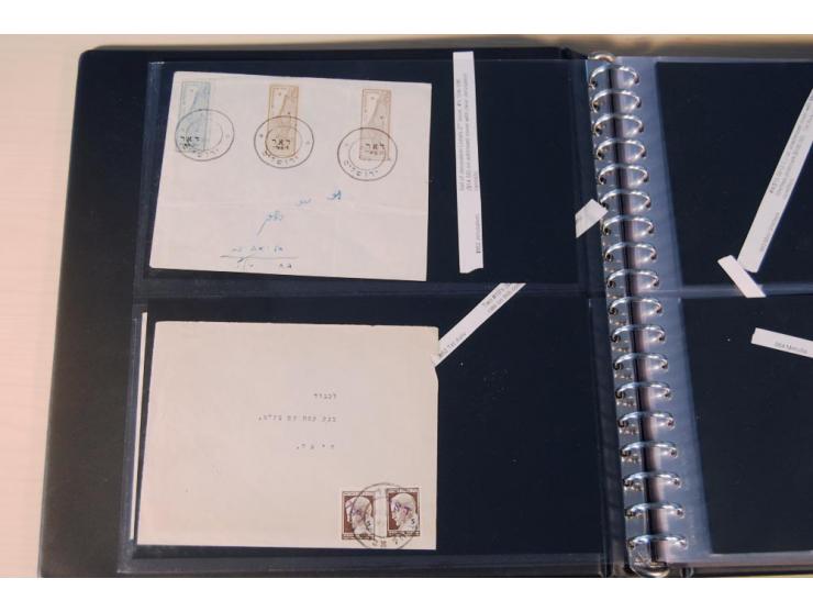 INTERIM: 1948, rd. 380 Belege, teils Blanko-Umschläge, aber auch Bedarfsbelege, dabei Reco und Express mit hochwertigen Frank