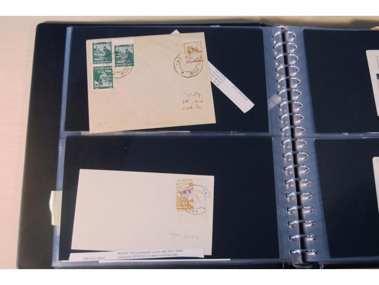 INTERIM: 1948, rd. 380 Belege, teils Blanko-Umschläge, aber auch Bedarfsbelege, dabei Reco und Express mit hochwertigen Frank