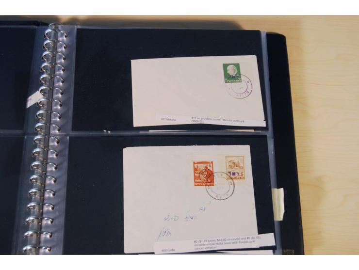 INTERIM: 1948, rd. 380 Belege, teils Blanko-Umschläge, aber auch Bedarfsbelege, dabei Reco und Express mit hochwertigen Frank