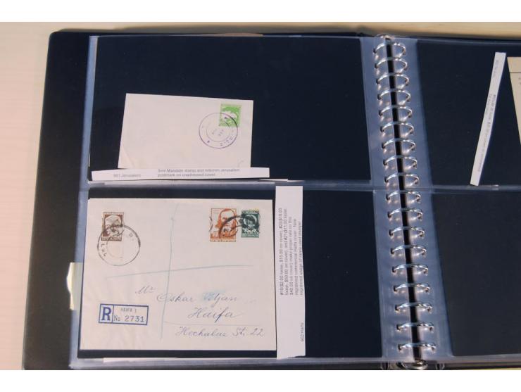 INTERIM: 1948, rd. 380 Belege, teils Blanko-Umschläge, aber auch Bedarfsbelege, dabei Reco und Express mit hochwertigen Frank