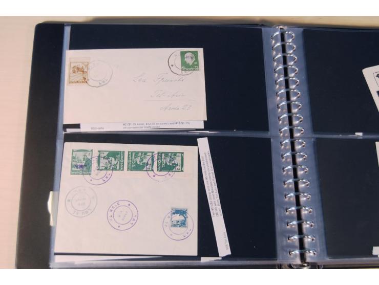INTERIM: 1948, rd. 380 Belege, teils Blanko-Umschläge, aber auch Bedarfsbelege, dabei Reco und Express mit hochwertigen Frank