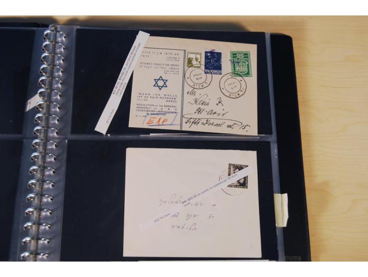 INTERIM: 1948, rd. 380 Belege, teils Blanko-Umschläge, aber auch Bedarfsbelege, dabei Reco und Express mit hochwertigen Frank