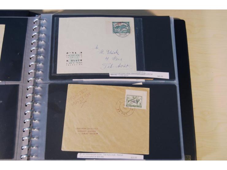INTERIM: 1948, rd. 380 Belege, teils Blanko-Umschläge, aber auch Bedarfsbelege, dabei Reco und Express mit hochwertigen Frank