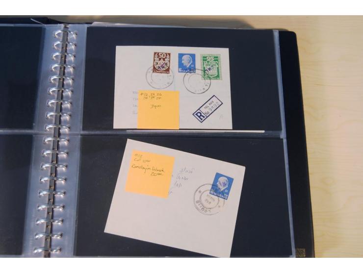 INTERIM: 1948, rd. 380 Belege, teils Blanko-Umschläge, aber auch Bedarfsbelege, dabei Reco und Express mit hochwertigen Frank