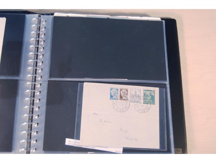 INTERIM: 1948, rd. 380 Belege, teils Blanko-Umschläge, aber auch Bedarfsbelege, dabei Reco und Express mit hochwertigen Frank