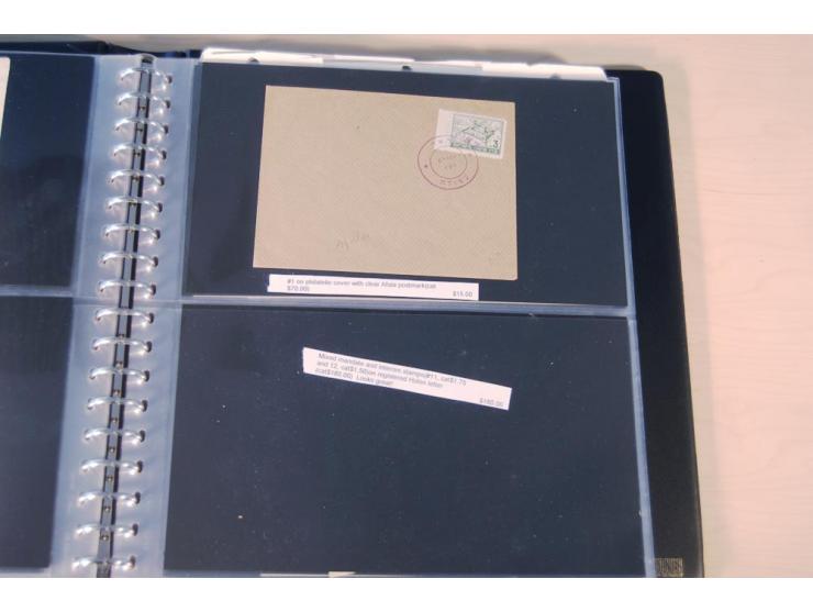 INTERIM: 1948, rd. 380 Belege, teils Blanko-Umschläge, aber auch Bedarfsbelege, dabei Reco und Express mit hochwertigen Frank