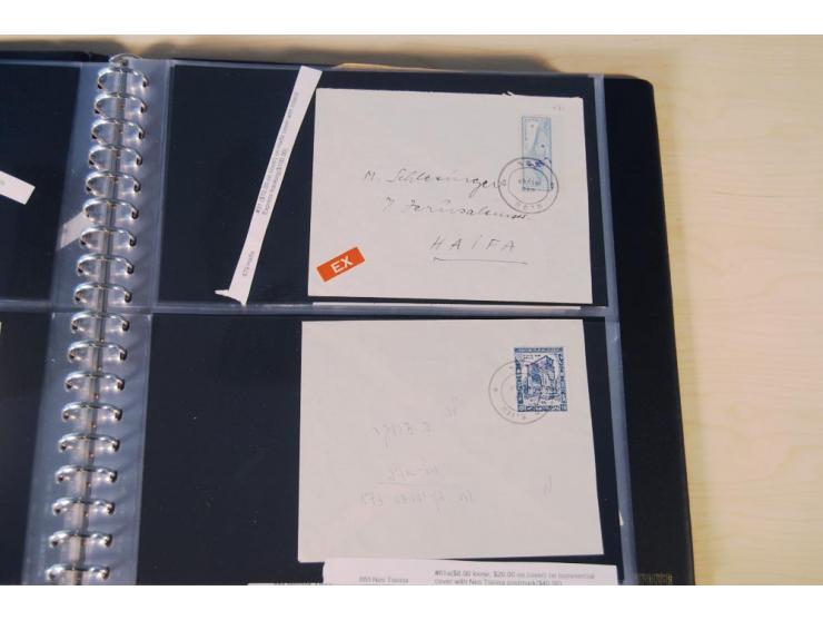 INTERIM: 1948, rd. 380 Belege, teils Blanko-Umschläge, aber auch Bedarfsbelege, dabei Reco und Express mit hochwertigen Frank
