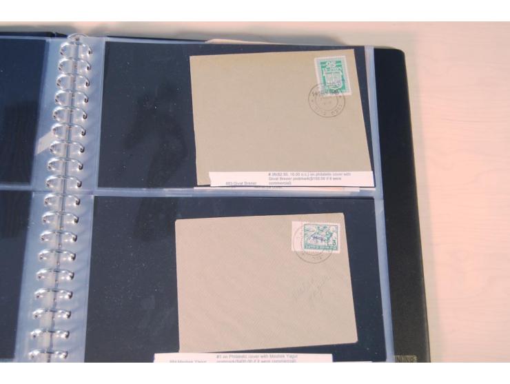 INTERIM: 1948, rd. 380 Belege, teils Blanko-Umschläge, aber auch Bedarfsbelege, dabei Reco und Express mit hochwertigen Frank