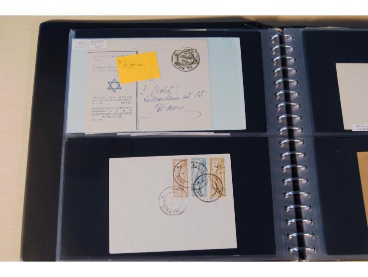 INTERIM: 1948, rd. 380 Belege, teils Blanko-Umschläge, aber auch Bedarfsbelege, dabei Reco und Express mit hochwertigen Frank