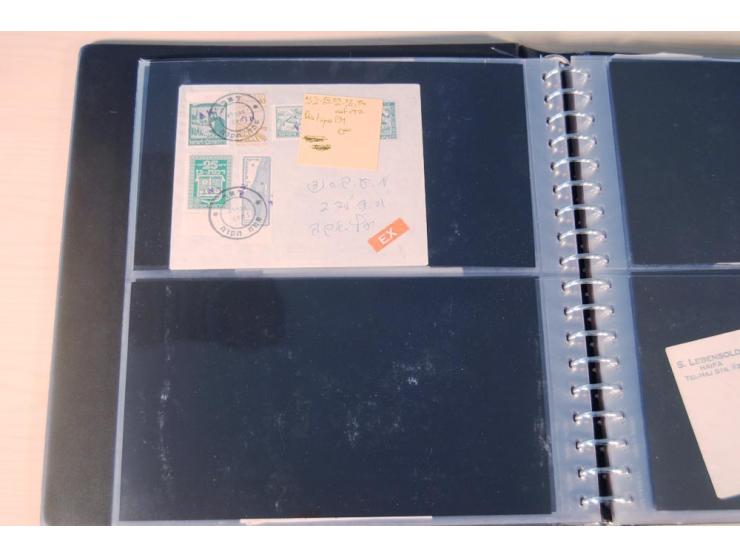 INTERIM: 1948, rd. 380 Belege, teils Blanko-Umschläge, aber auch Bedarfsbelege, dabei Reco und Express mit hochwertigen Frank