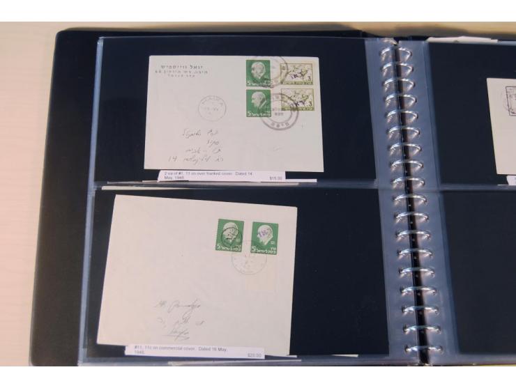 INTERIM: 1948, rd. 380 Belege, teils Blanko-Umschläge, aber auch Bedarfsbelege, dabei Reco und Express mit hochwertigen Frank