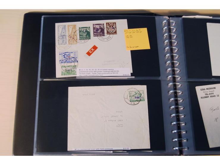 INTERIM: 1948, rd. 380 Belege, teils Blanko-Umschläge, aber auch Bedarfsbelege, dabei Reco und Express mit hochwertigen Frank