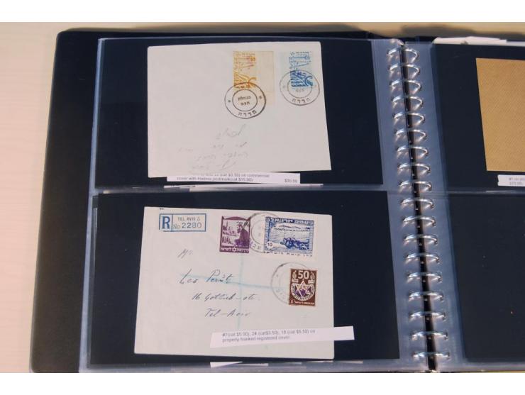 INTERIM: 1948, rd. 380 Belege, teils Blanko-Umschläge, aber auch Bedarfsbelege, dabei Reco und Express mit hochwertigen Frank