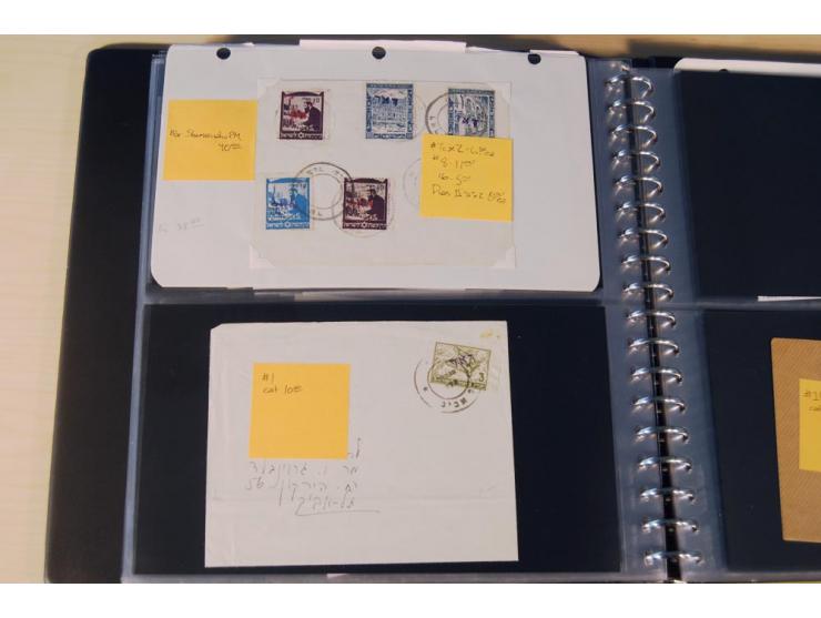 INTERIM: 1948, rd. 380 Belege, teils Blanko-Umschläge, aber auch Bedarfsbelege, dabei Reco und Express mit hochwertigen Frank