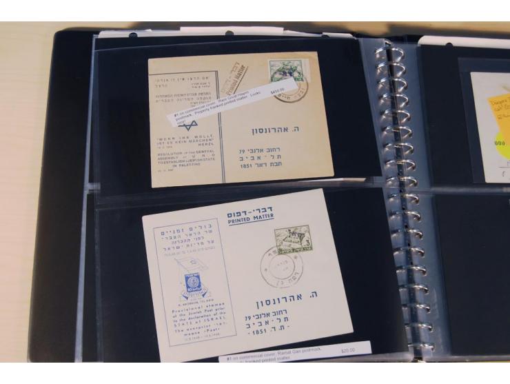 INTERIM: 1948, rd. 380 Belege, teils Blanko-Umschläge, aber auch Bedarfsbelege, dabei Reco und Express mit hochwertigen Frank
