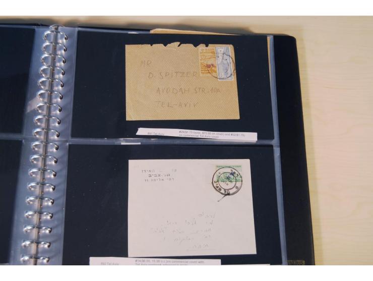 INTERIM: 1948, rd. 380 Belege, teils Blanko-Umschläge, aber auch Bedarfsbelege, dabei Reco und Express mit hochwertigen Frank