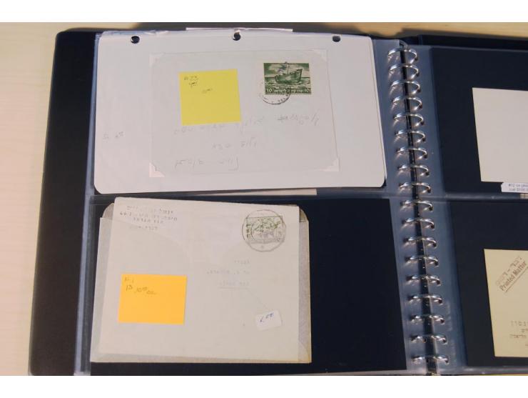 INTERIM: 1948, rd. 380 Belege, teils Blanko-Umschläge, aber auch Bedarfsbelege, dabei Reco und Express mit hochwertigen Frank