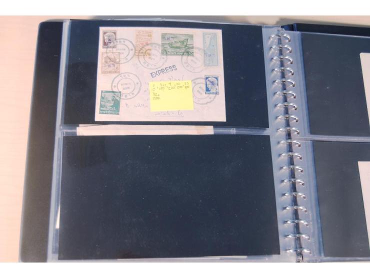 INTERIM: 1948, rd. 380 Belege, teils Blanko-Umschläge, aber auch Bedarfsbelege, dabei Reco und Express mit hochwertigen Frank