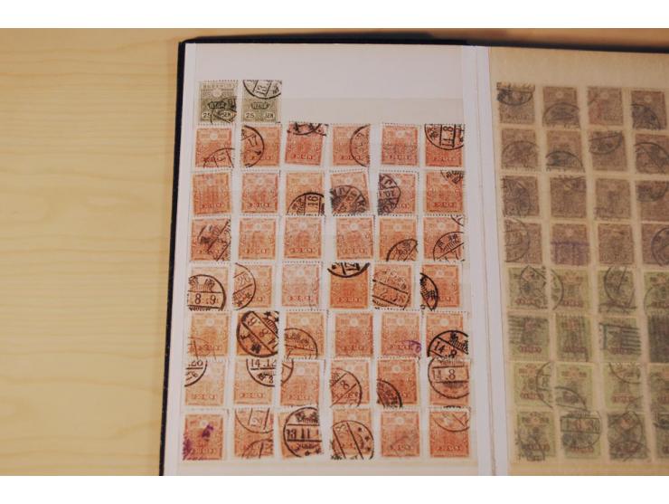 1874/1945, gestempelte Doubletten in 2 kleinen Einsteckbüchern (Mi. nach Angabe des Einlieferers ca. 3.500,-)