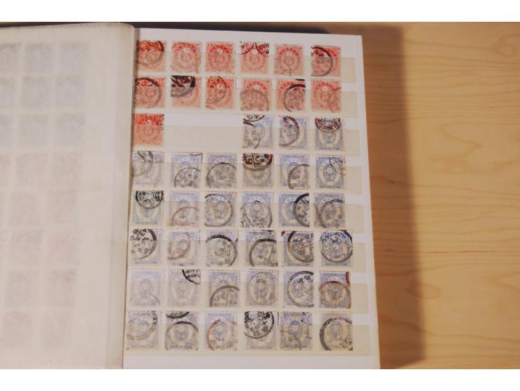 1874/1945, gestempelte Doubletten in 2 kleinen Einsteckbüchern (Mi. nach Angabe des Einlieferers ca. 3.500,-)
