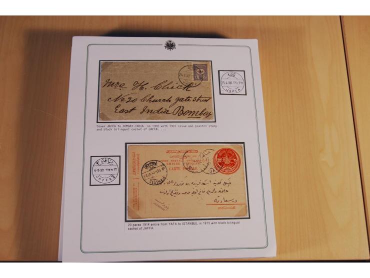 1873/1917 (ca.), Sammlung von rund 260 Briefen, Briefkarten, Karten, Ganzsachen und Ansichtskarten, dabei Telegramme, Reco, M
