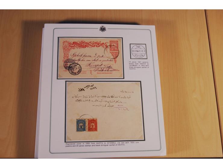 1873/1917 (ca.), Sammlung von rund 260 Briefen, Briefkarten, Karten, Ganzsachen und Ansichtskarten, dabei Telegramme, Reco, M