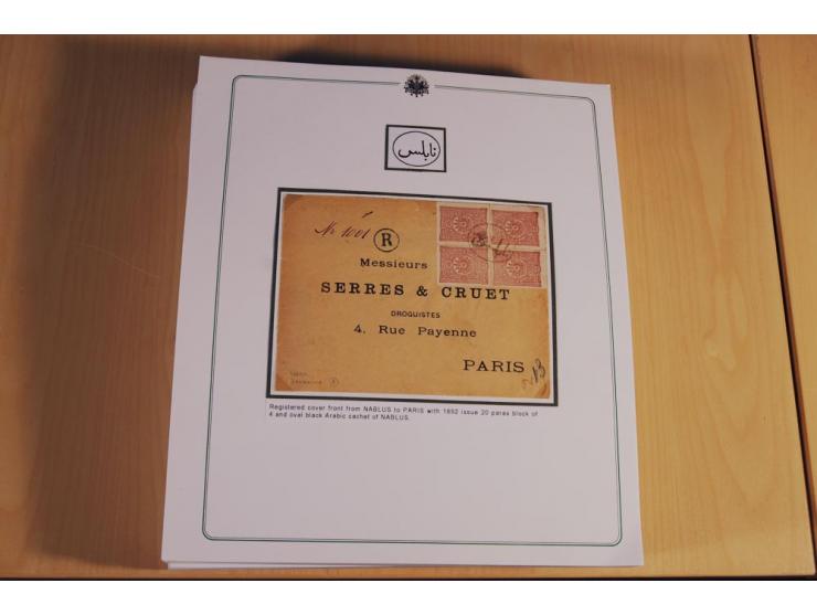 1873/1917 (ca.), Sammlung von rund 260 Briefen, Briefkarten, Karten, Ganzsachen und Ansichtskarten, dabei Telegramme, Reco, M