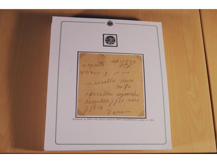 1873/1917 (ca.), Sammlung von rund 260 Briefen, Briefkarten, Karten, Ganzsachen und Ansichtskarten, dabei Telegramme, Reco, M