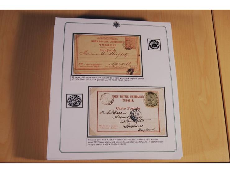 1873/1917 (ca.), Sammlung von rund 260 Briefen, Briefkarten, Karten, Ganzsachen und Ansichtskarten, dabei Telegramme, Reco, M